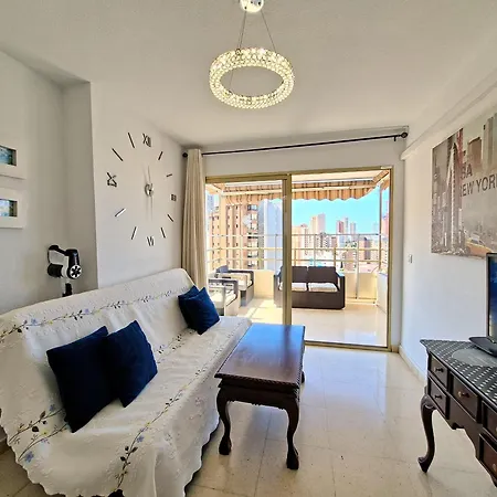 New Agustina Seaview In Rincon De Loix -free Parking, Wi-fi, Pool, New Air Conditioning, Sea View דירה בנידורם