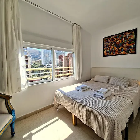 New Agustina Seaview In Rincon De Loix -free Parking, Wi-fi, Pool, New Air Conditioning, Sea View דירה בנידורם